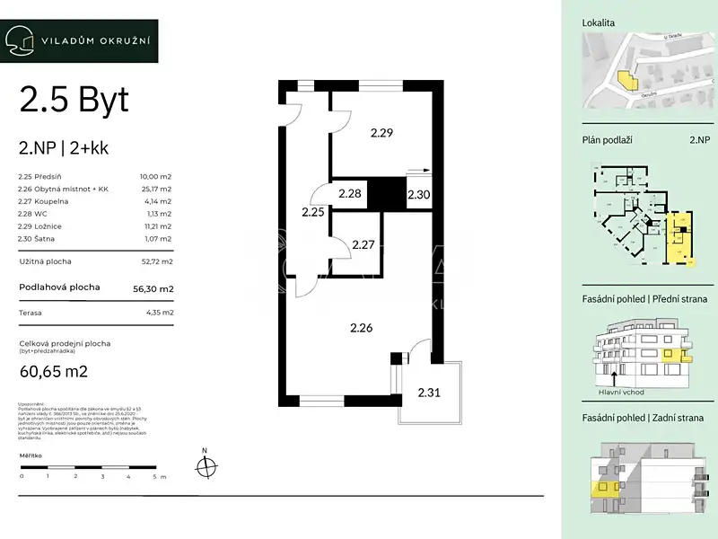 Prodej bytu 2+kk 56 m², Praha – náhled fotky 2