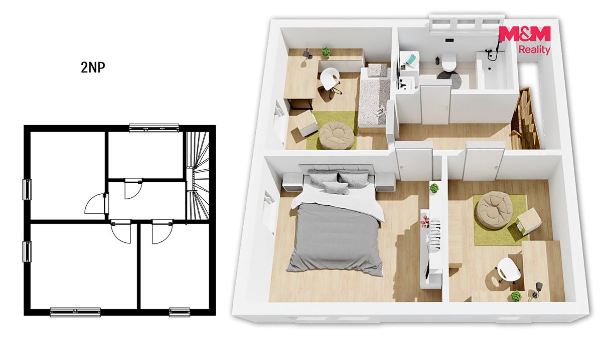 Prodej projektu na klíč 96 m², pozemek 250 m² – fotografie 3