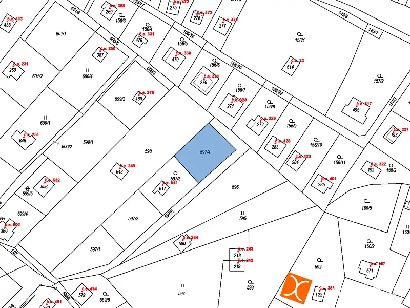 Prodej zahrady 395 m², Nižbor – náhled fotky 2