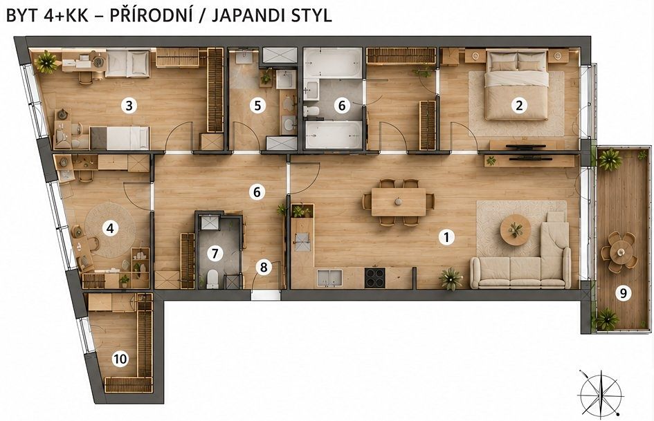 Prodej bytu 4+kk 92 m² – fotografie 5