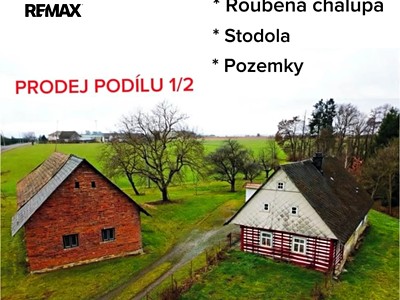 Prodej podílu 1/2  chalupy 90 m², pozemek 3 550 m²
