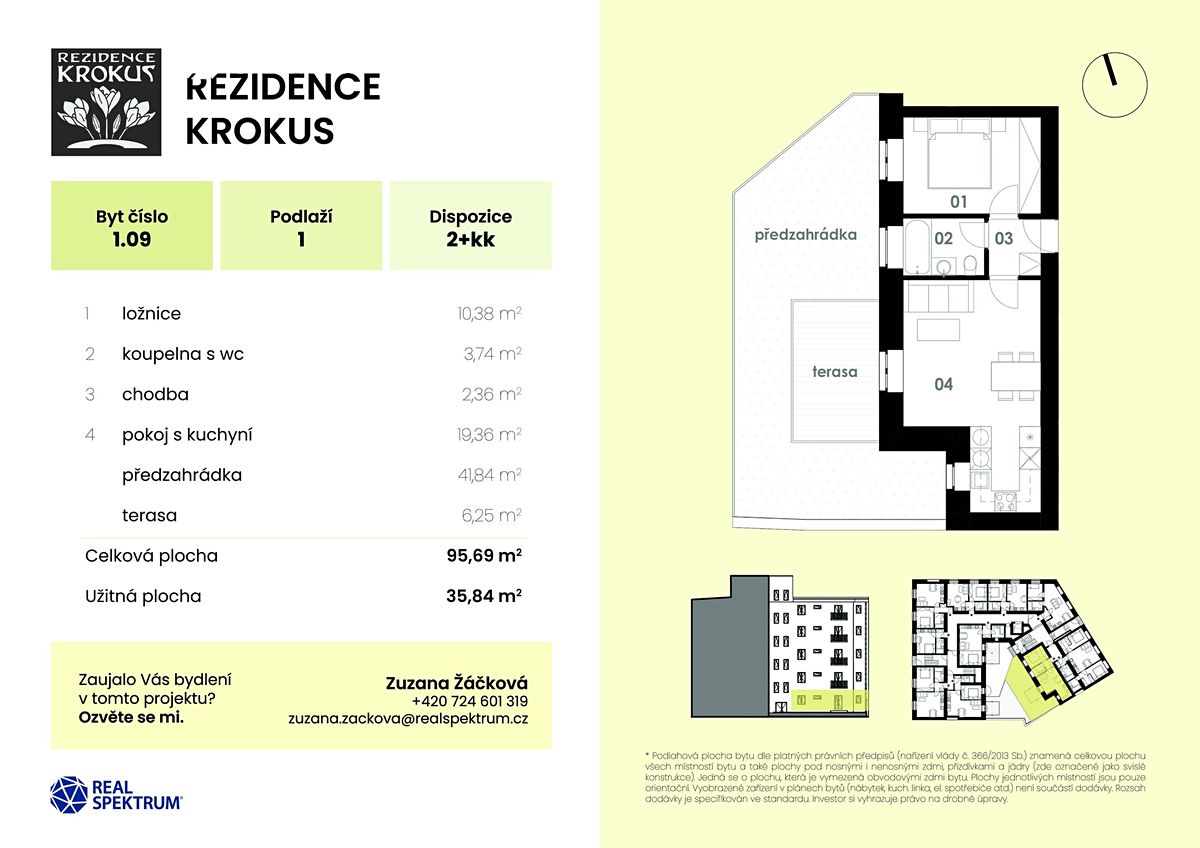 Prodej bytu 2+kk 36 m²