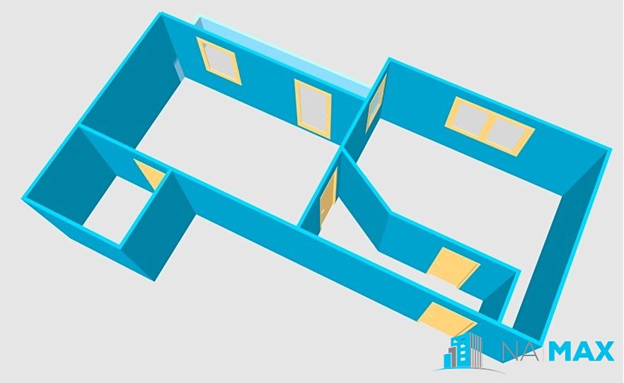 Pronájem bytu 2+kk 41 m² – fotografie 3