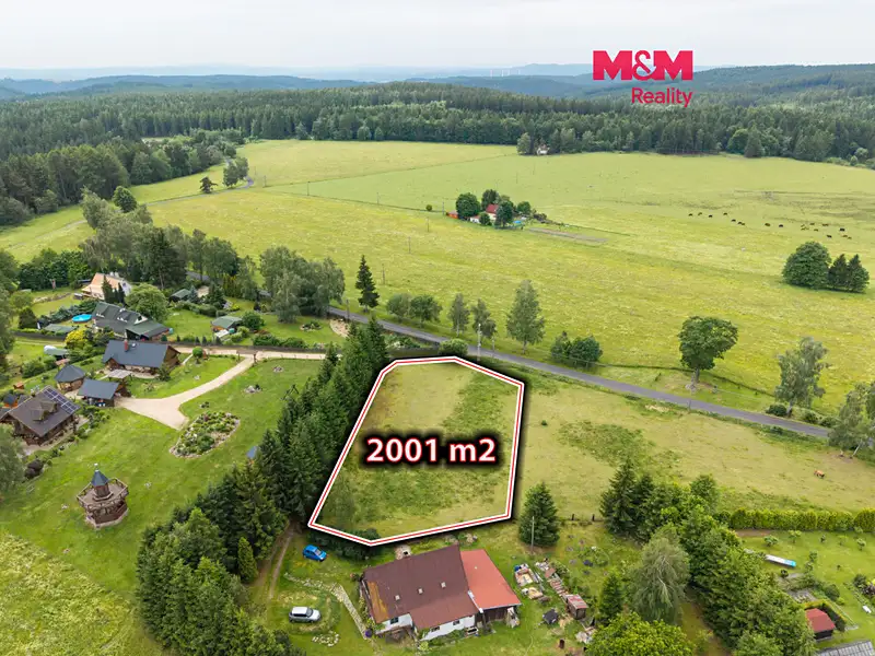 Prodej stavebního pozemku 2001 m², Oloví – náhled fotky 1