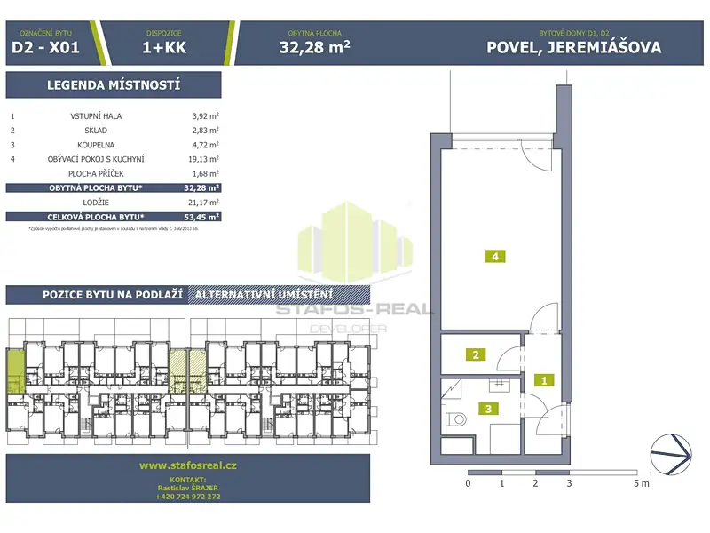 Prodej bytu 1+kk 32 m², Olomouc – náhled fotky 3