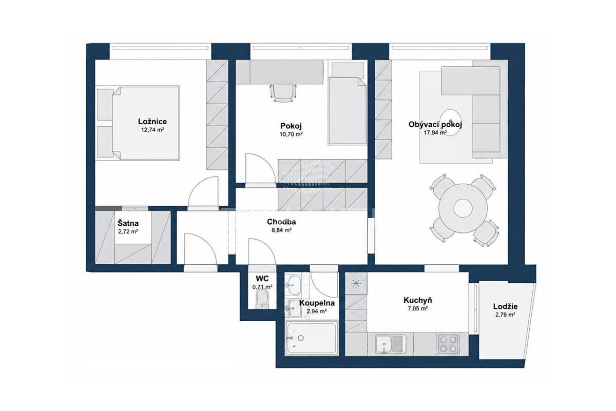 Prodej bytu 3+1 66 m² – fotografie 5