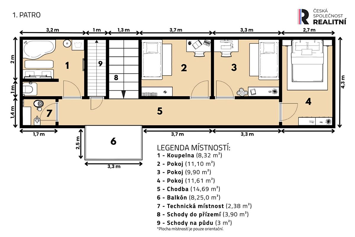 Prodej rodinného domu 206 m², pozemek 284 m² – fotografie 5