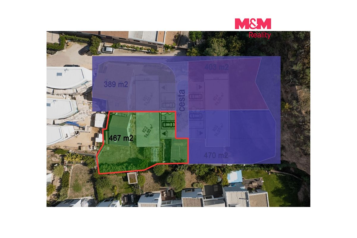 Prodej stavebního pozemku 467 m²