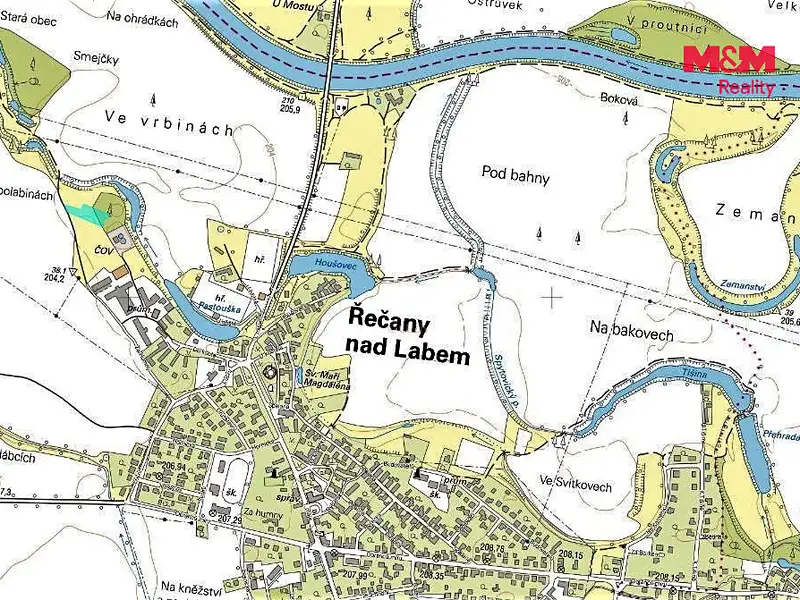 Prodej louky 1325 m², Řečany nad Labem – náhled fotky 2