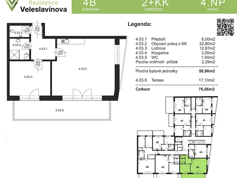 Prodej bytu 2+kk 59 m², Brno – náhled fotky 2