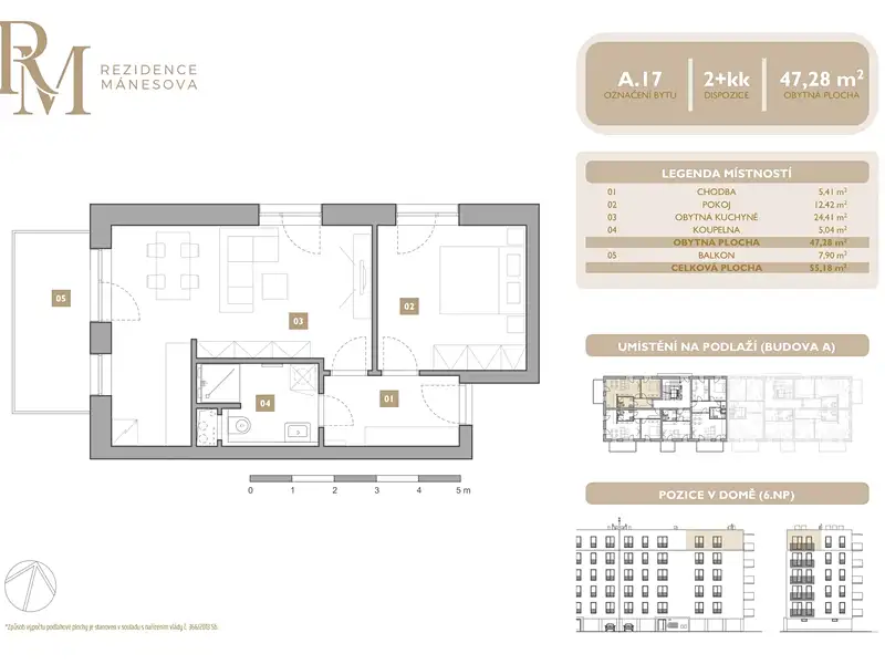 Prodej bytu 2+kk 47 m², Lipník nad Bečvou – náhled fotky 2