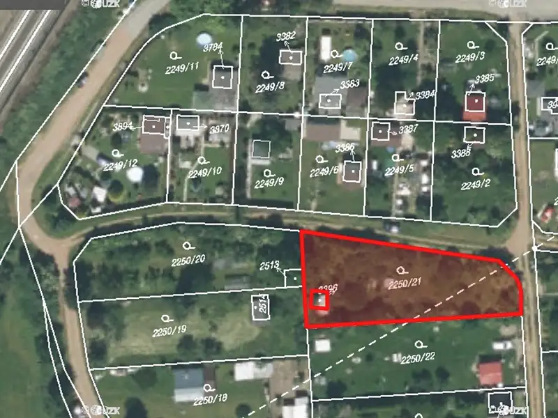 Prodej stavebního pozemku 905 m², Rokycany – náhled fotky 2