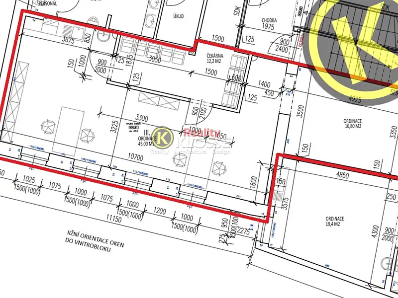 Pronájem ordinace 74 m², České Budějovice – náhled fotky 2
