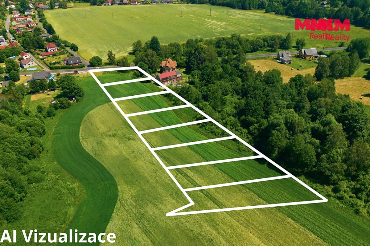 Prodej stavebního pozemku 8665 m² – fotografie 2
