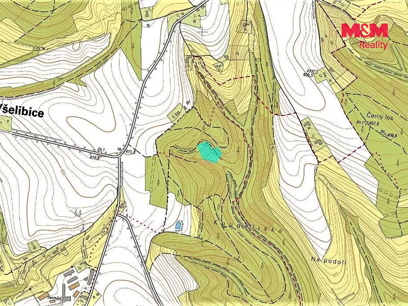 Prodej lesa 6422 m², Všelibice – náhled fotky 2