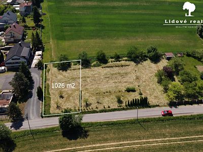 Prodej stavebního pozemku 1026 m²