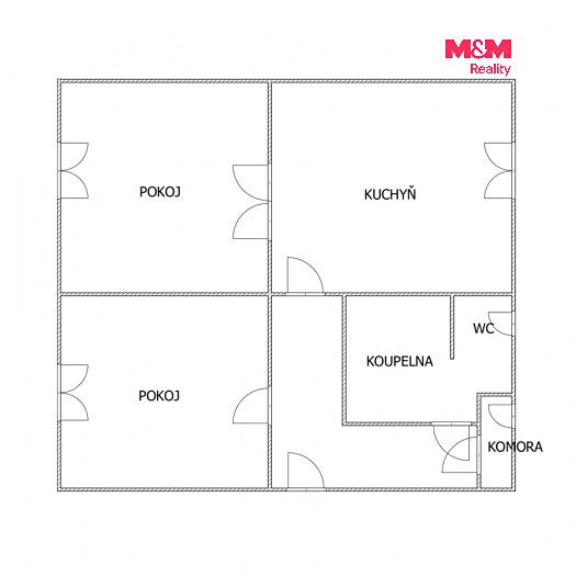 Pronájem bytu 2+1 61 m² – fotografie 4