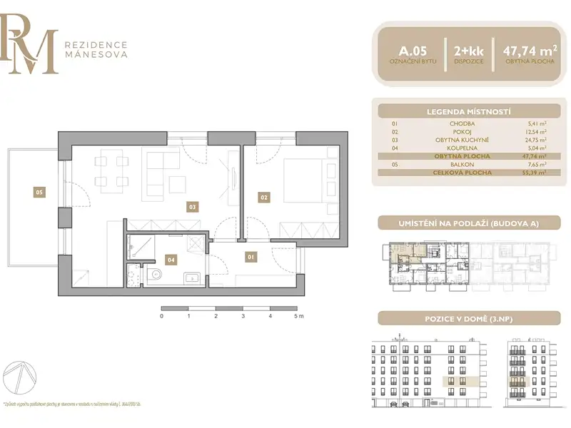 Prodej bytu 2+kk 47 m², Lipník nad Bečvou – náhled fotky 2
