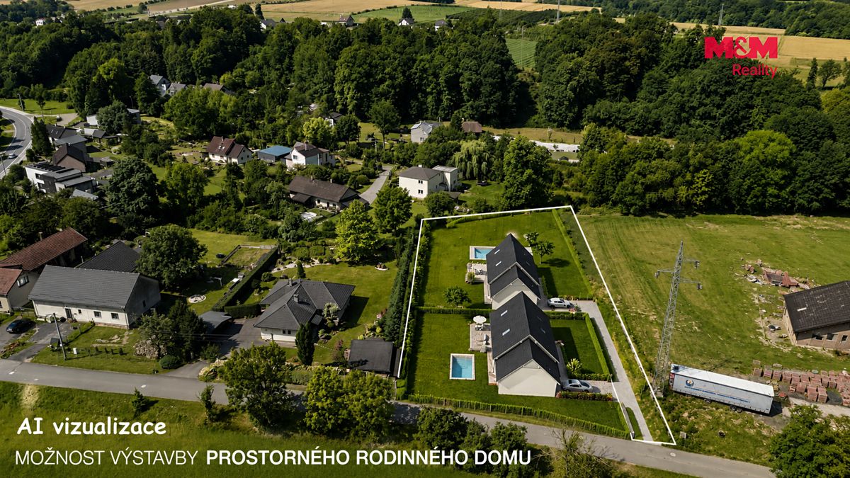 Prodej stavebního pozemku 1978 m² – fotografie 3
