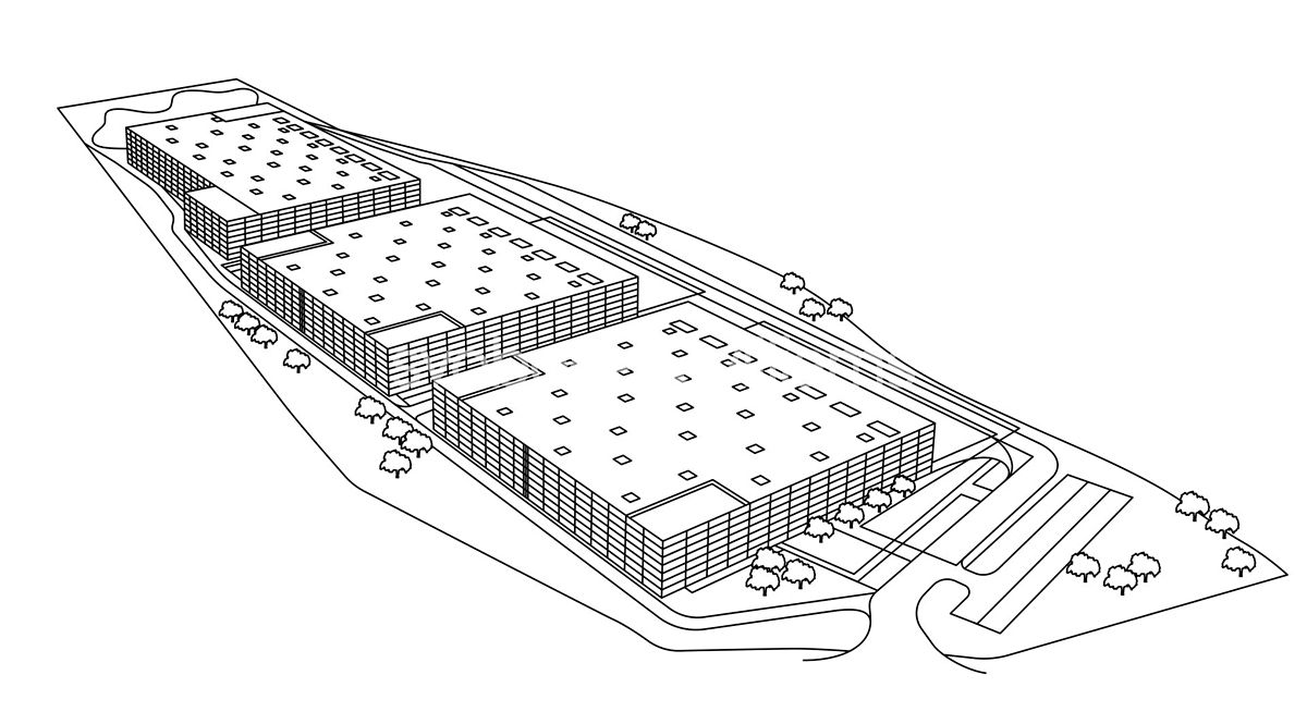 Pronájem výrobní haly, prostoru 7780 m² – fotografie 3