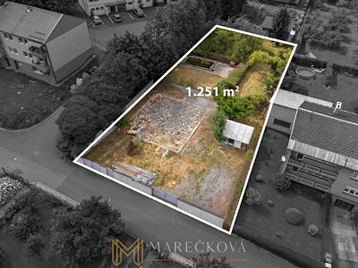 Prodej stavebního pozemku 1251 m²