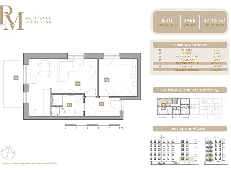 Prodej bytu 2+kk 47 m², Lipník nad Bečvou – náhled fotky 2