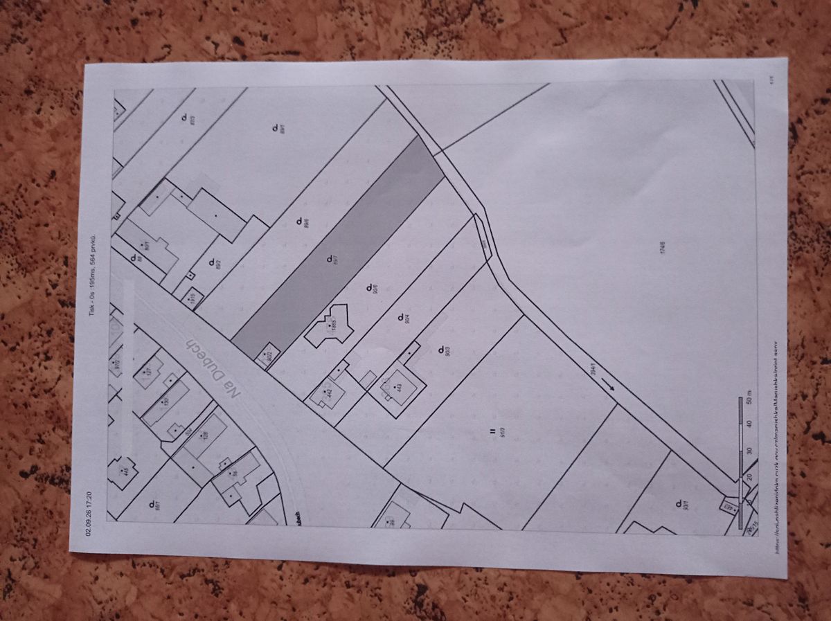 Prodej stavebního pozemku 2054 m²