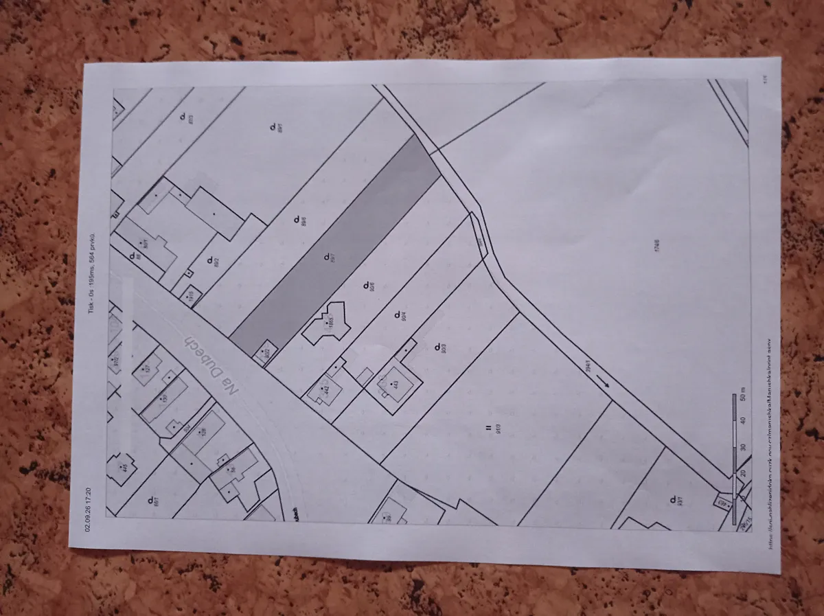 Prodej stavebního pozemku 2054 m²