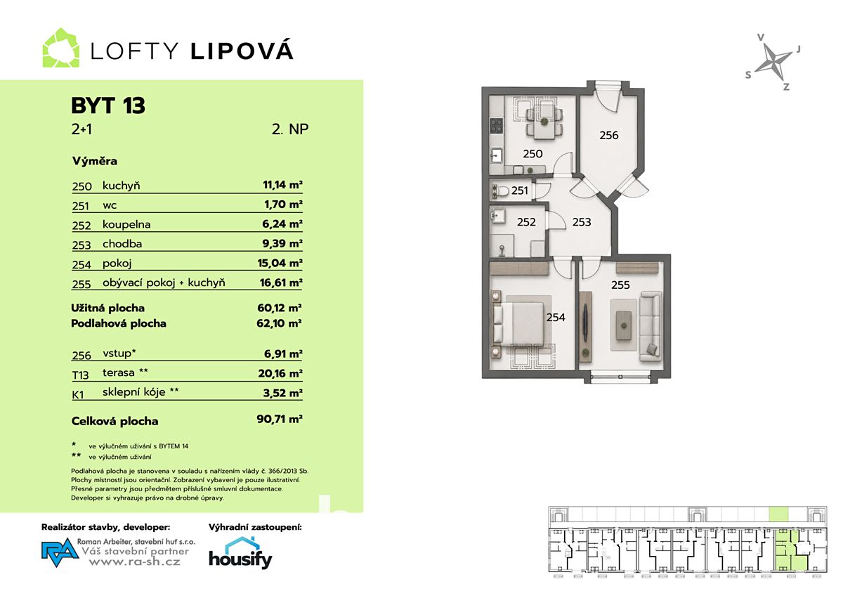 Prodej bytu 2+1 62 m² – fotografie 5