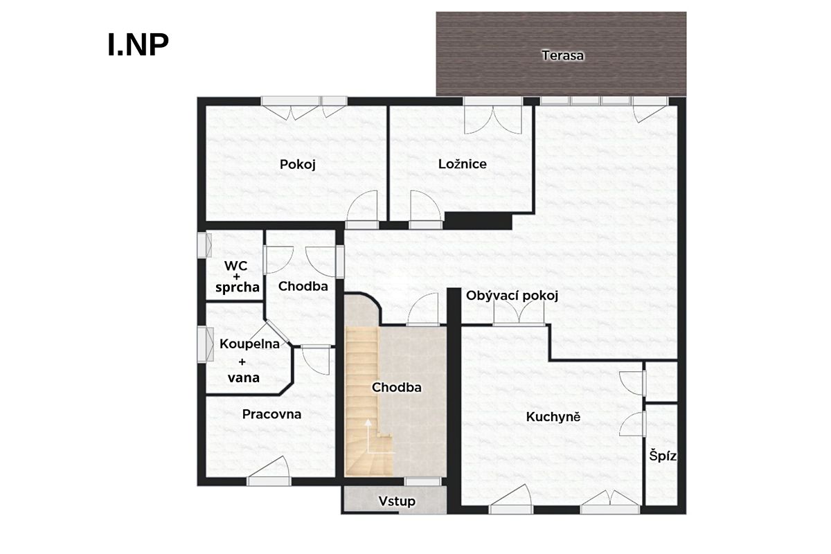 Prodej rodinného domu 190 m², pozemek 512 m² – fotografie 3