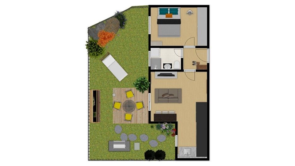 Prodej bytu 2+kk 36 m² – fotografie 2