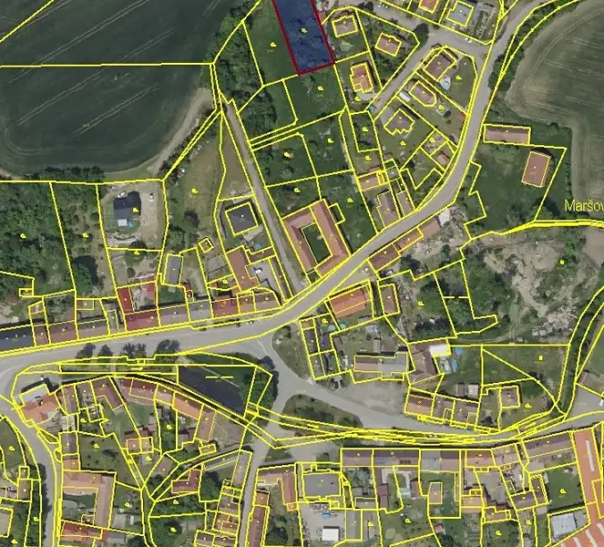 Prodej stavebního pozemku 970 m², Maršovice – náhled fotky 3