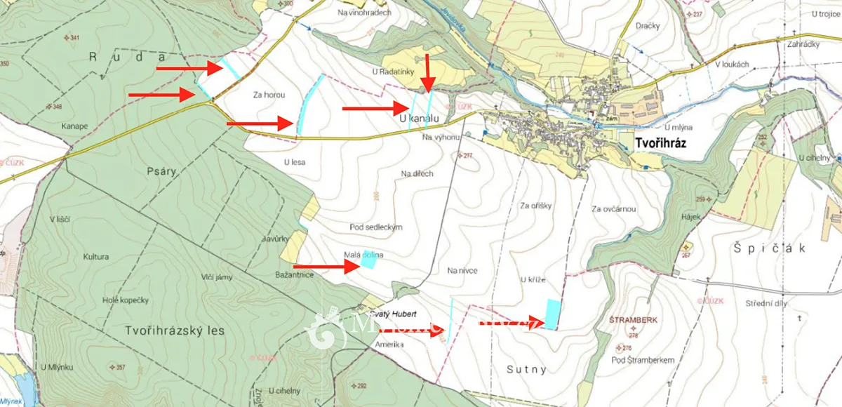 Prodej pole 184181 m²
