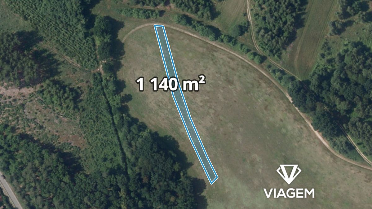Prodej pole 1140 m², Církvice – fotka 1 z 3