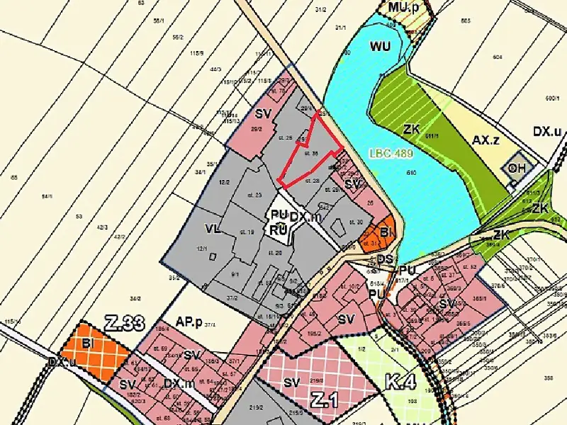 Prodej stavebního pozemku 2901 m², Plaňany – náhled fotky 2