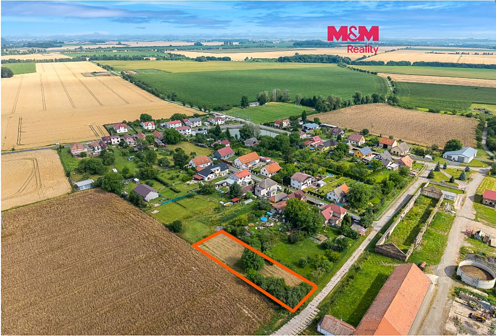 Prodej stavebního pozemku 1187 m², Hostovlice – fotka 1 z 3