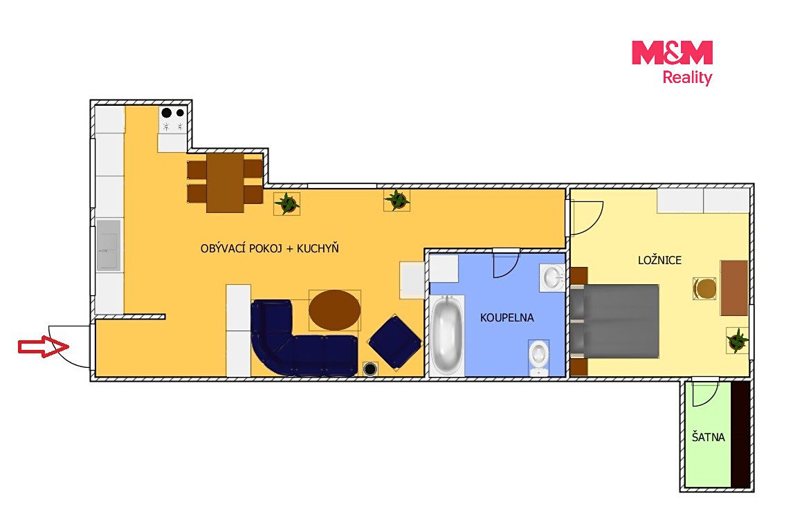 Prodej bytu 2+kk 66 m² – fotografie 5