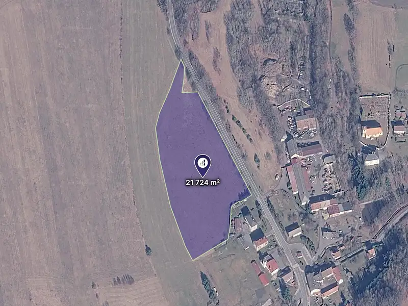 Prodej pole 21724 m², Pertoltice – náhled fotky 1