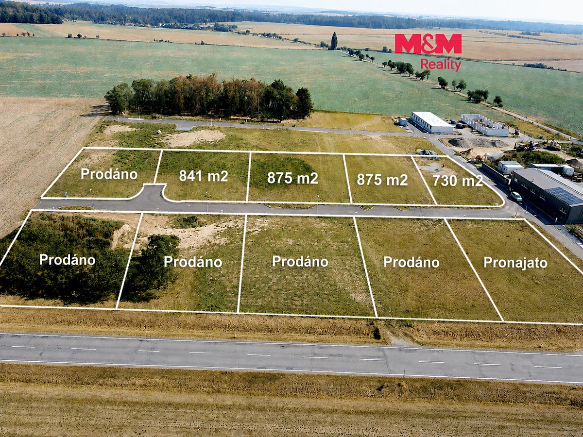 Prodej komerčního pozemku 875 m²