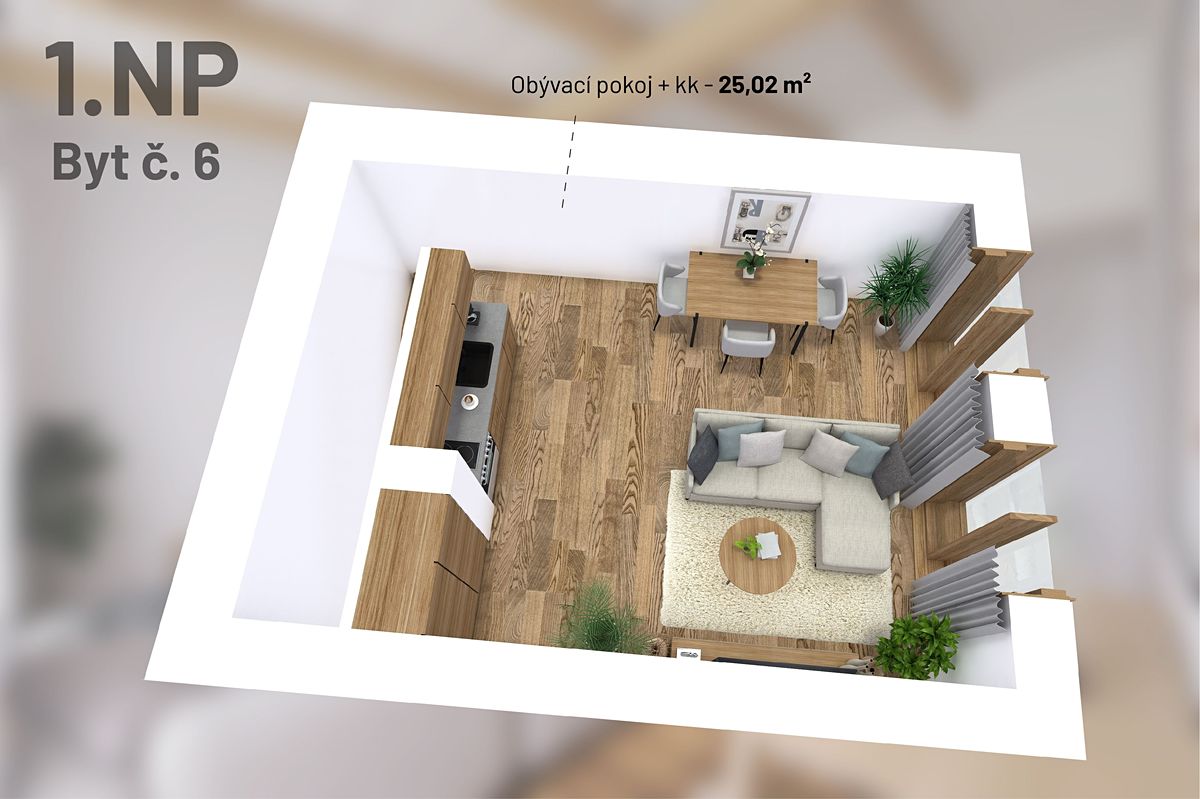 Prodej bytu 2+kk 51 m² – fotografie 5
