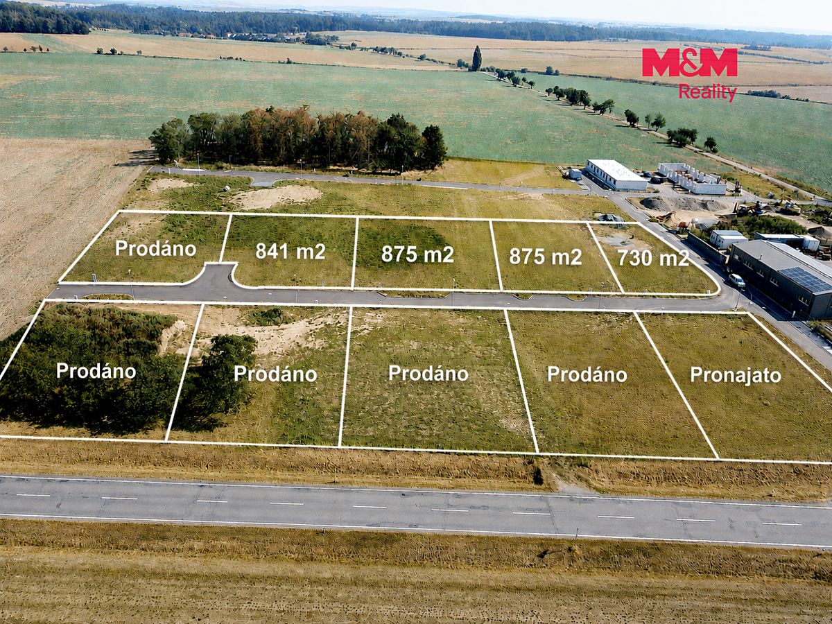 Prodej stavebního pozemku 841 m² – fotografie 2