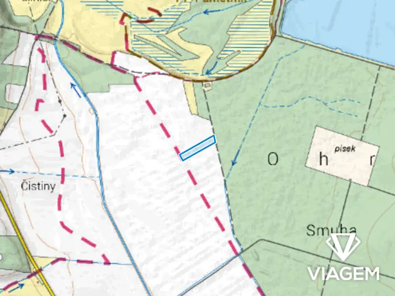 Prodej pole 5427 m², Klamoš – náhled fotky 3