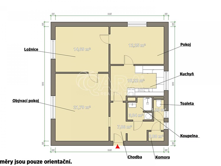 Квартира 3+1 на продаж, 90 м² (13 з 27)