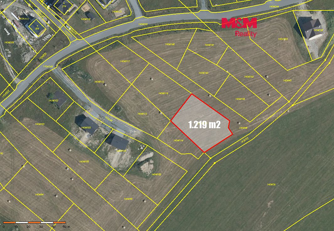 Prodej stavebního pozemku 1219 m², Václavov u Bruntálu – fotka 1 z 3