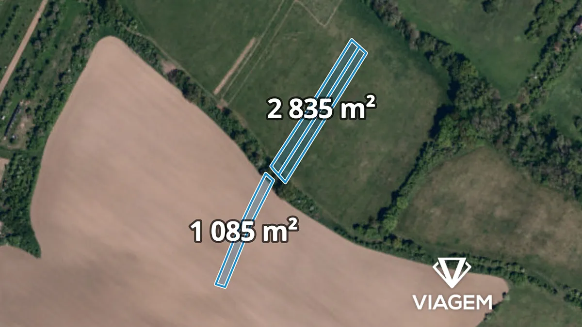 Prodej podílu 5/8 pole 1945 m²