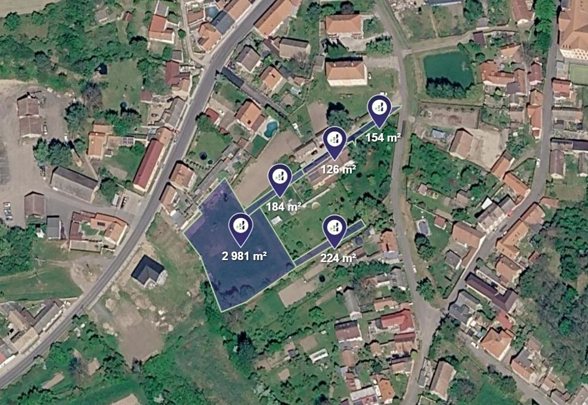 Prodej stavebního pozemku 3529 m², Mšené-lázně – fotka 1 z 3