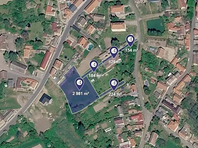 Prodej stavebního pozemku 3529 m², Mšené-lázně – náhled fotky 1