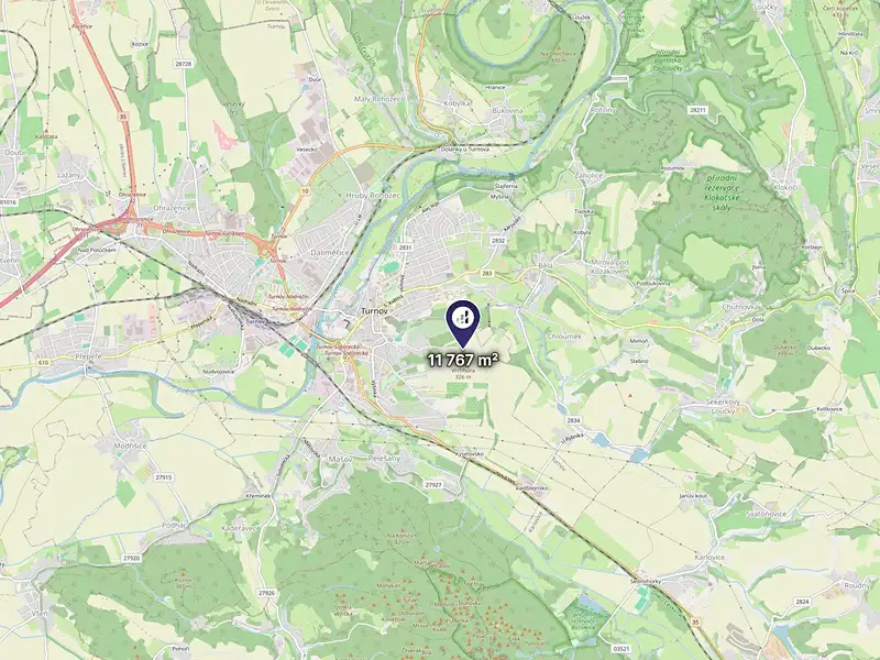 Prodej pole 11767 m², Turnov – náhled fotky 3