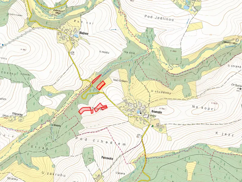 Prodej pole 15608 m², Křešín – náhled fotky 2