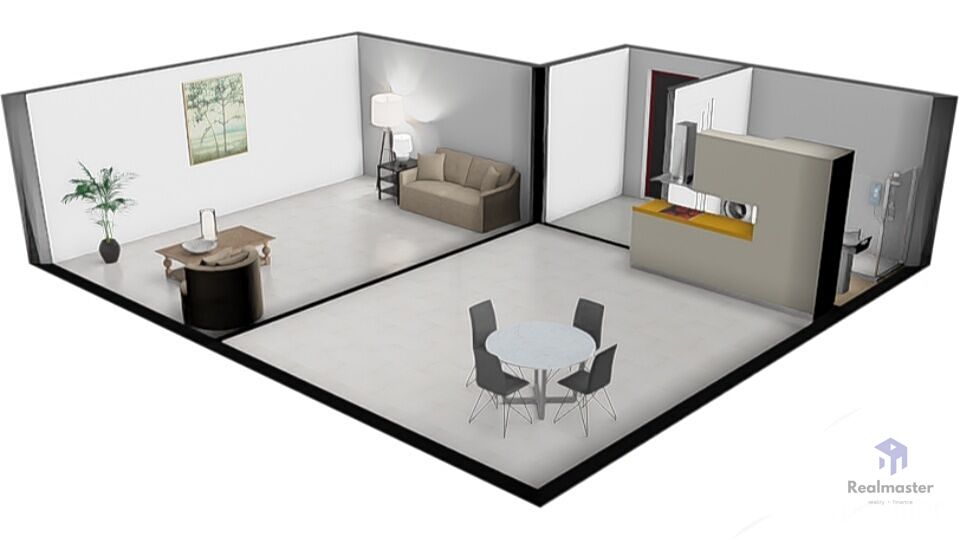 Pronájem bytu 1+1 65 m² – fotografie 3